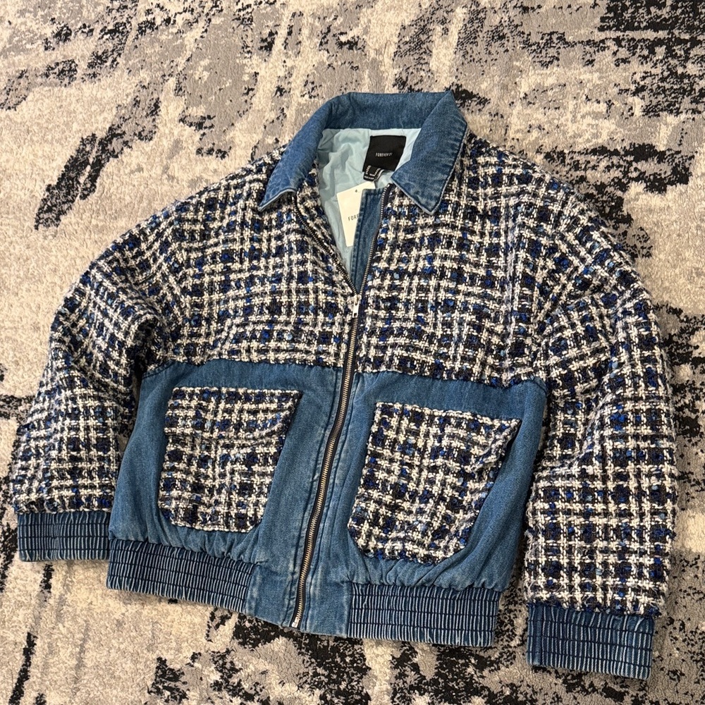 Tweed Denim Jacket - Picture 3 of 16